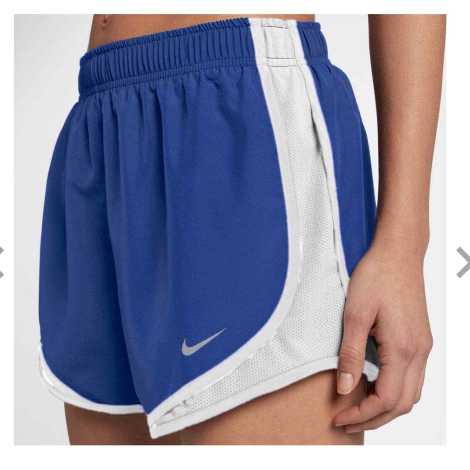 Nike Women's Tempo Dry Core 3'' Running Shorts in Royal Blue u0026 White XS |  eBay