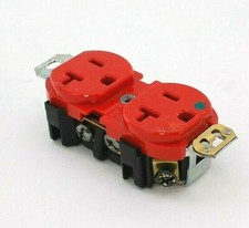 Leviton Orange 20A 125V Duplex Outlet