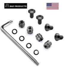 1911 Screws, Black, Screws Bushings for grip Standard Bushing (Wrench Included)