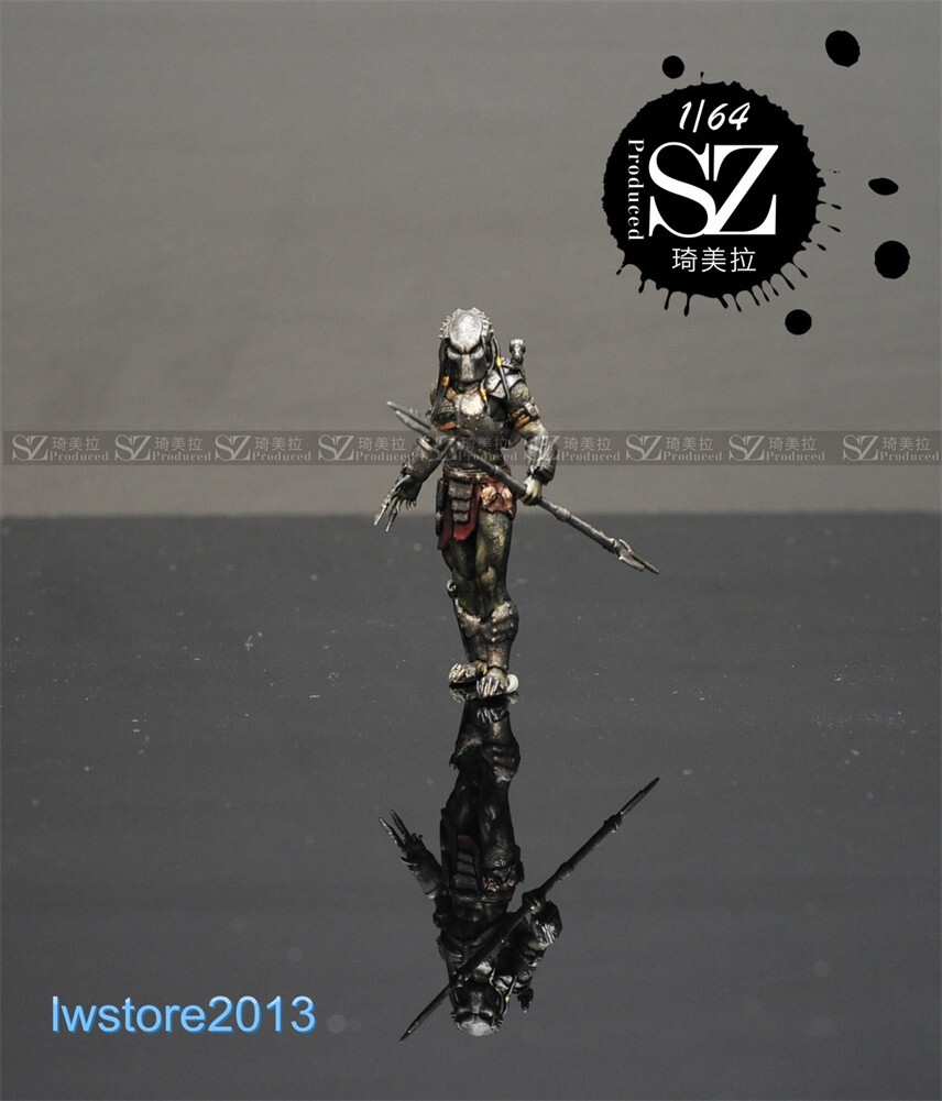 1/64 Predator Mask Scene Props Miniatures Figures Model For Cars Vehicles Toys