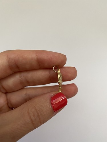 "Colgante de pájaro tweety de oro amarillo liso de 14 K, dije---W: 3/8""---L: 3/4" - Imagen 4 de 8