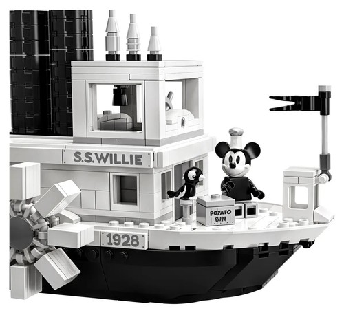 * Nicht mehr im Handel erhältlich * LEGO Ideas: Steamboat Willie (21317) KOSTENLOSER VERSAND - Bild 6 von 13