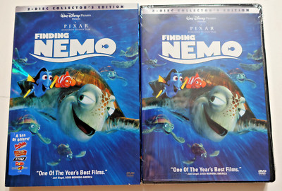 FINDING NEMO DVD NEW & SEALED!2-Disc Collector's Edition - Disney Pixar w/Sleeve