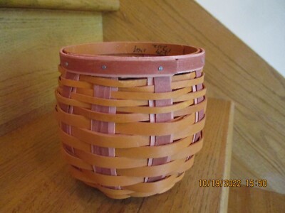 Longaberger Winky Witch-kin Pumpkin Basket & Lid Halloween