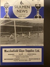 Macclesfield Town v Matlock Town(Northern Premier League 70/71) 26/12/70