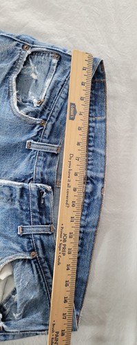 VTGE Levi’s 501 REDLINE SINGLE STITCHED SELVEDGE 70s Denim Distressed 36x 28.5 - Picture 9 of 24