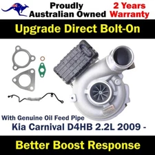Turbo Pros Upgrade Billet Turbo+Oil Feed Pipe For Kia Carnival D4HB 2.2L 2009-