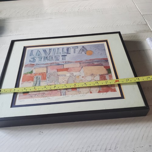 San Antonio TX La Villita Street Jim N Hill Limited Edition Print Sign Numbered - Picture 8 of 9