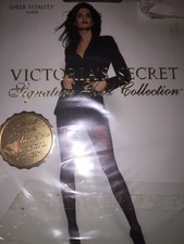 Victoria's Secret Signature Gold Collection Hosiery Sheer Vitality Oatmeal Small