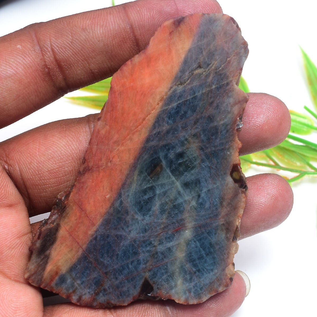 311 Cts Natural Sapphire Untreated Huge Size Slice Raw Rough 84mm