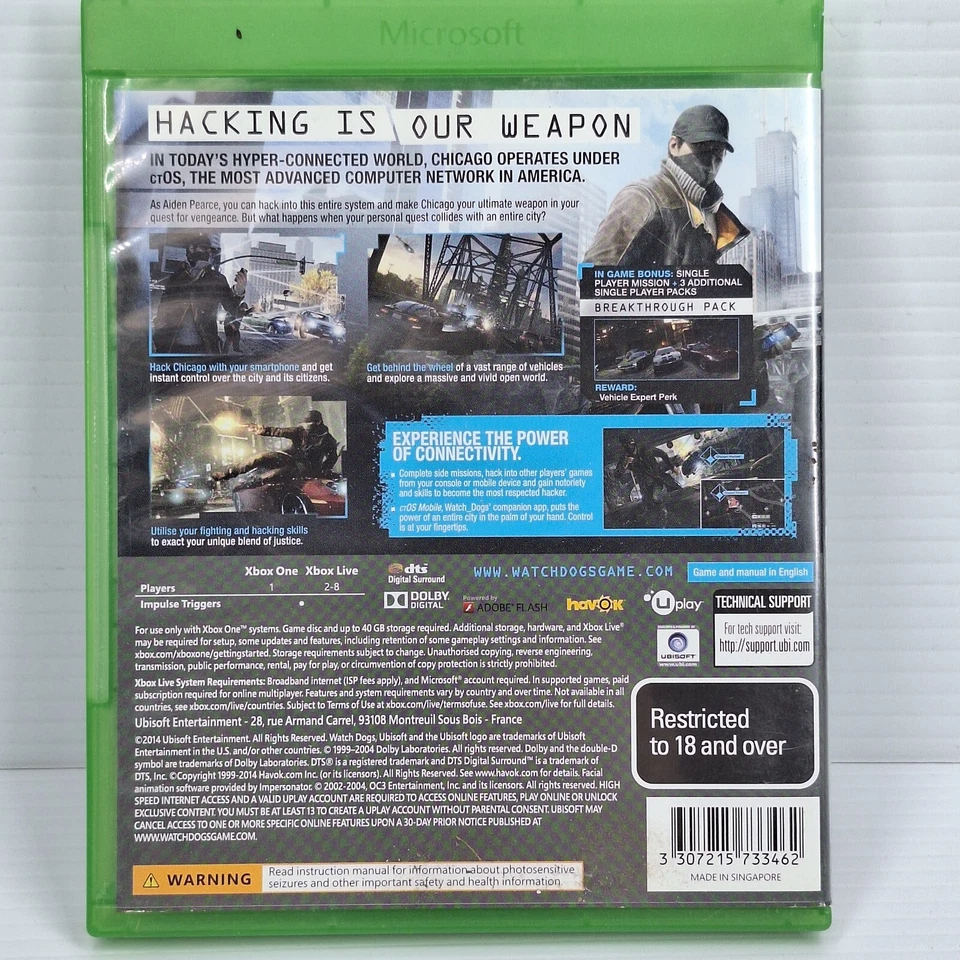 Watch Dogs Anz Special Edition - Xbox One - Image 3 of 3