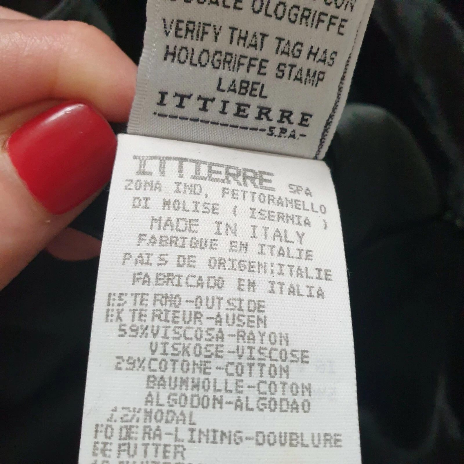 Abito vintage originale Versace nero corto ""capelli pony"" stile shift 42 UK taglia 10 M