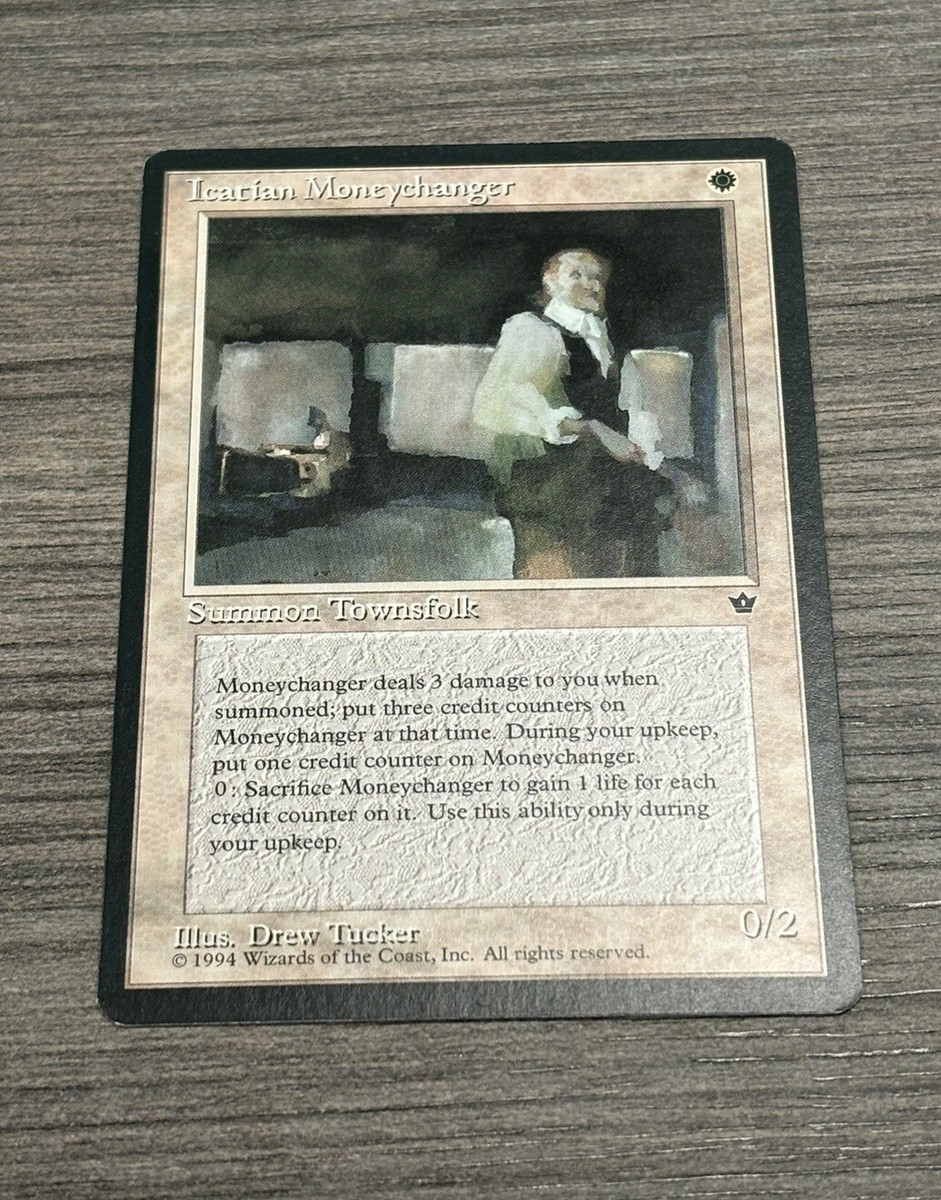 MTG Icatian Moneychanger Fallen Empires Regular Common | eBay MTG Icatian Moneychanger Fallen Empires Regular Common | eBay