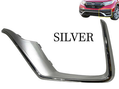 #ad #ad For 2020 2022 Honda CRV CR V Front Bumper Face Bar Molding Trim Left Silver LH $38.46