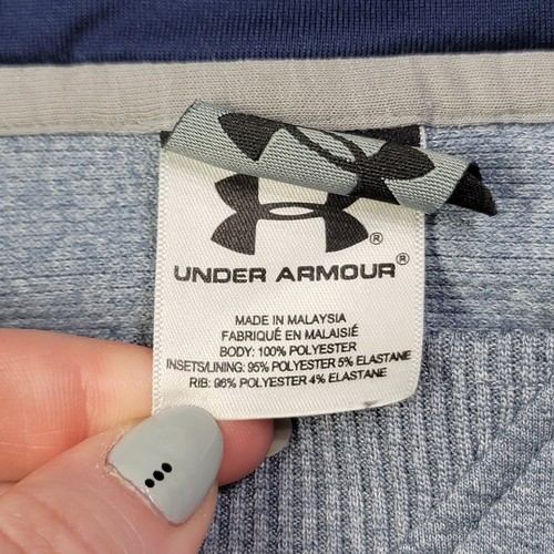 Under Armour Toldeo Rockets Hoodie Mens Medium Gray Navy Embroidered Spell Out - Picture 5 of 10