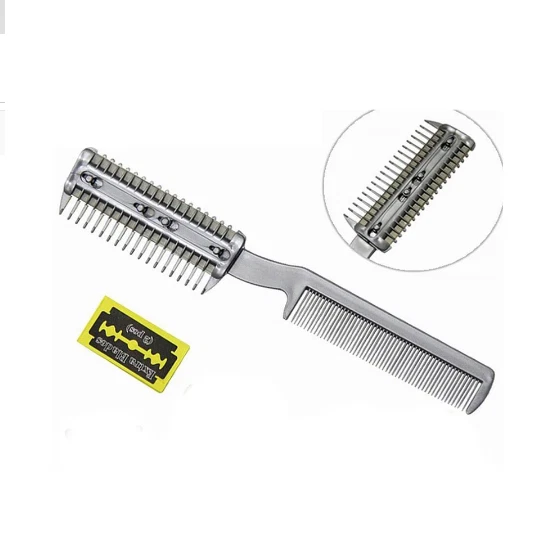 Dog Cat Pet Hair Trimmer Comb Shedding Grooming Razor cutter blade comb Trimmer