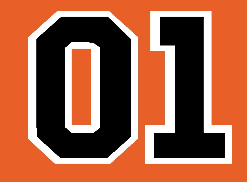DUKES OF HAZZARD GENERAL LEE 01 DECAL SET x2 23
