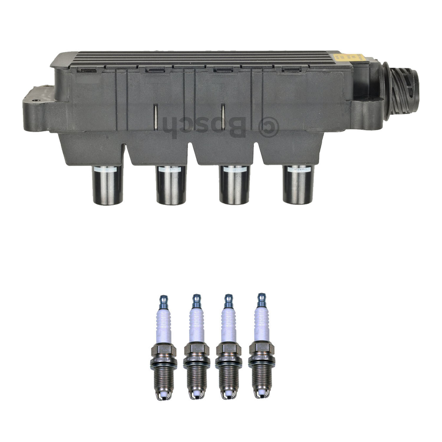 Bosch Ignition Coil Denso 4 U-Groove Spark Plug Kit For E36 318i 318is Z3 L4