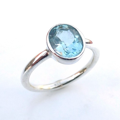 Manufacturer 925 Sterling Silver Rings Genuine gemstone Rings wholesale-R288 - Picture 2 of 13