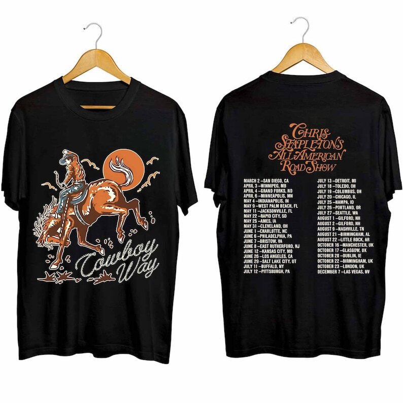 Chris Stapleton All American Road Show 2024 Tour Shirt