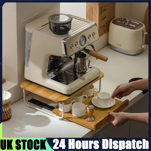Bamboo Coffee Pod Holder Coffee Machine Stand Storage Tray Coffee Pod Holder UK
