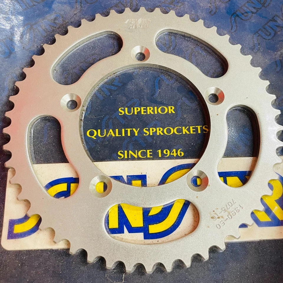 Piñón de aluminio KTM65 Sunstar 50t KTM 65 SX (1998-2012) 5-139050 NUEVO Foto 2 de 4