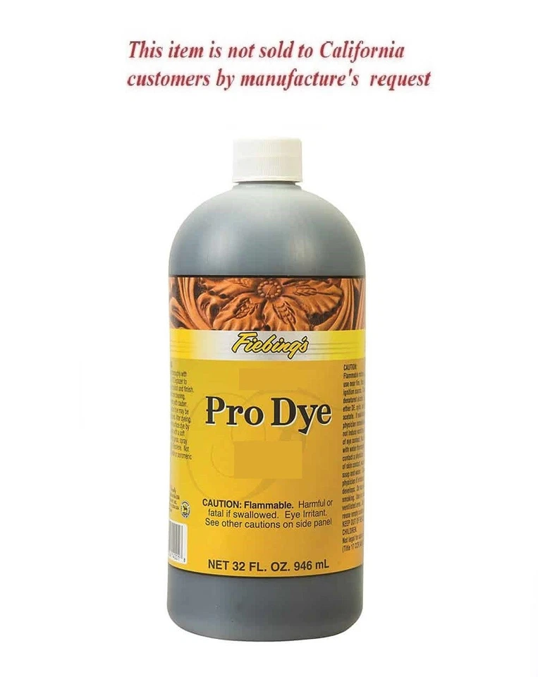 Fiebing's Professional Pro Oil Leather Dye 32 oz. (1 Q) - not for CA customers - Image 2 of 3