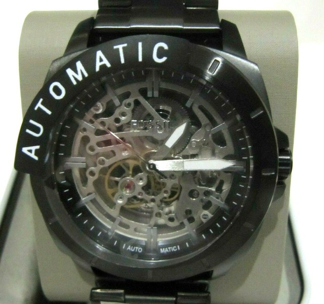 Fossil Flynn Automatic Gunmetal 