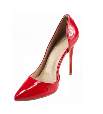 Elegant Sofinie-29 D'Orsay Patent Leather Pointy Toe High Heel Dress Pumps