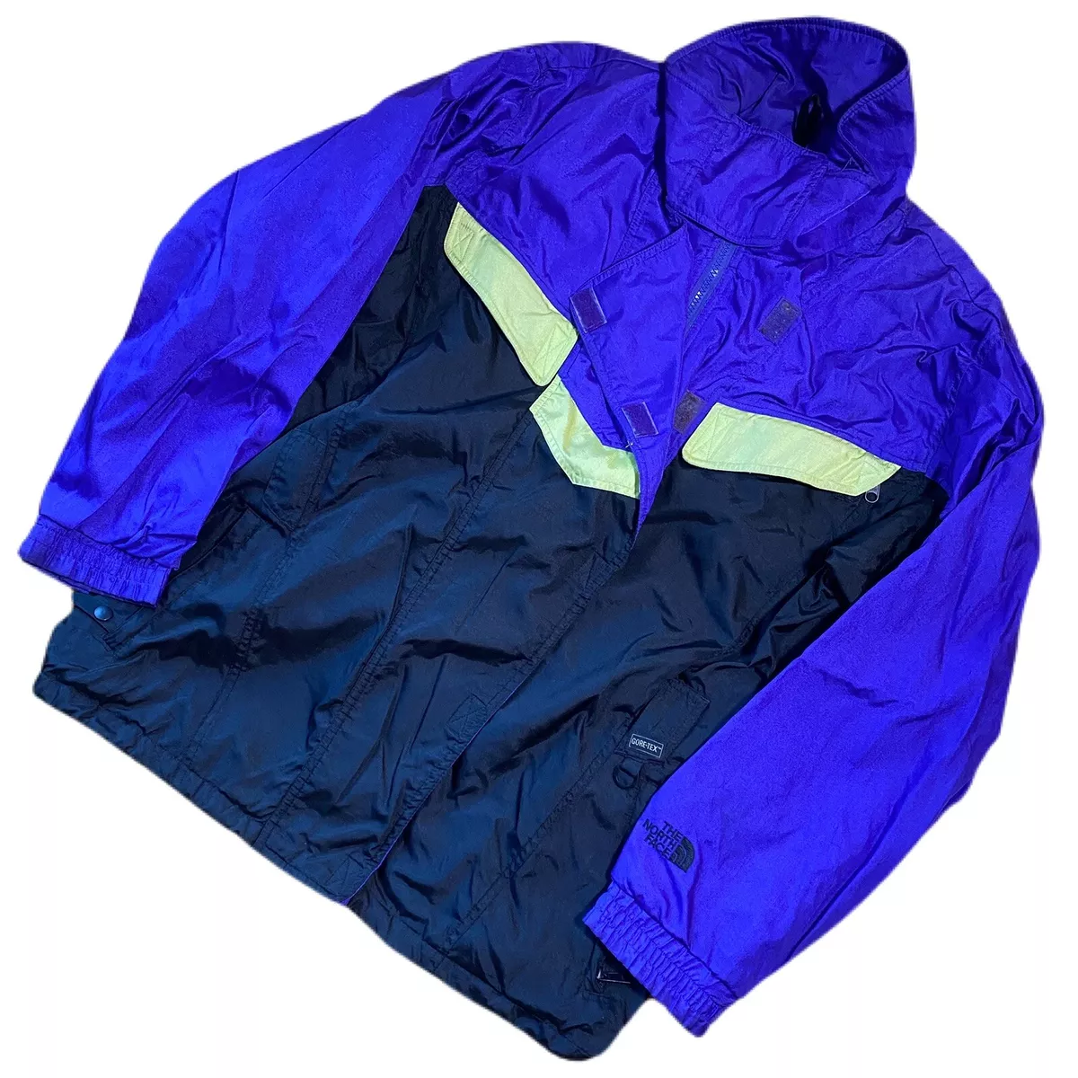 The North Face Gore-Tex Vintage Arial Anorak Ski Jacket W-10 Neon 90's Purple