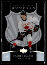 2023-24 Upper Deck Artifacts 2005-06 Clear Cut Retro Rookies Brandt Clarke