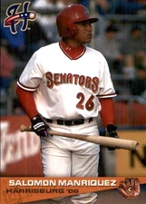 Salomon Manriquez 2006 Grandstand Harrisburg Senators #28 RC AutographDen