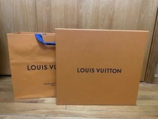 Louis Vuitton Magnetic Flap Gift Storage Box Gift Bag Set Large 19 x 17.5 x 3.5