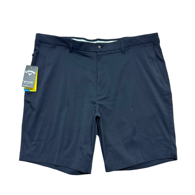 Callaway Men s Golf Shorts Night Sky Navy Flat Front Stretch 44B $86 MSRP NWT