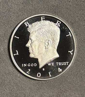 2014 S Kennedy Half Dollar Silver PROOF Gem DCAM 0.900 Fine 90% Silver