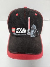 Lego Star Wars Darth Vader Child Fitted Cap Hat 56cm 2007 Lego Group Black USED