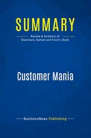 Businessnews Publishing | Summary: Customer Mania | Taschenbuch | Englisch