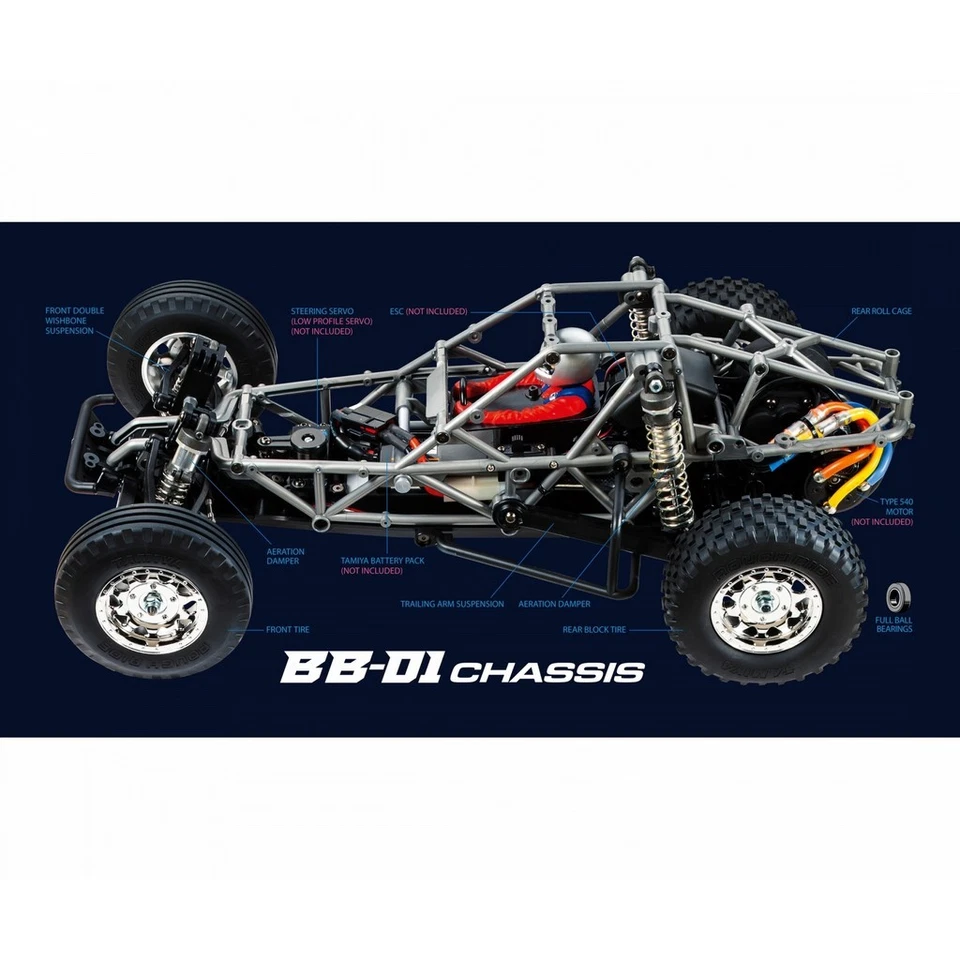 Tamiya 58719 1:10 RC BBX 2WD Buggy BB-01 300058719 - Bild 3 von 4
