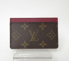 Authentic LOUIS VUITTON Monogram Porte Cartes Simple Pass Card Case S 47626