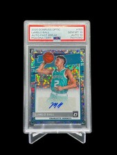 2020-21 Panini Donruss Optic #153 LaMelo Ball Fast Break Signatures PSA 10