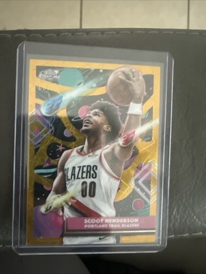 SCOOT HENDERSON 2025-26 Topps Cosmic Chrome Gold 08/50