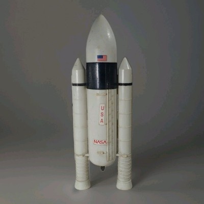 Vintage 1990s Boley NASA Space Shuttle Rocket Booster Tank Toy Collectible