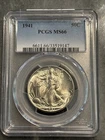 1941 PCGS MS66 Walking Liberty Silver Half Dollar