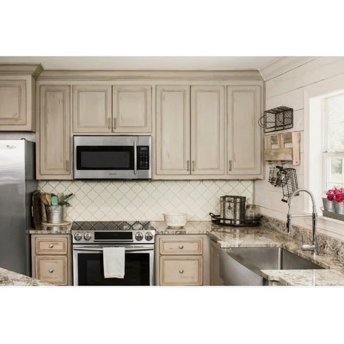 KasaWare 4" Overall Length Beveled Edge Satin Nickel Bar Pull (8-Pack) Hardware - Picture 2 of 3