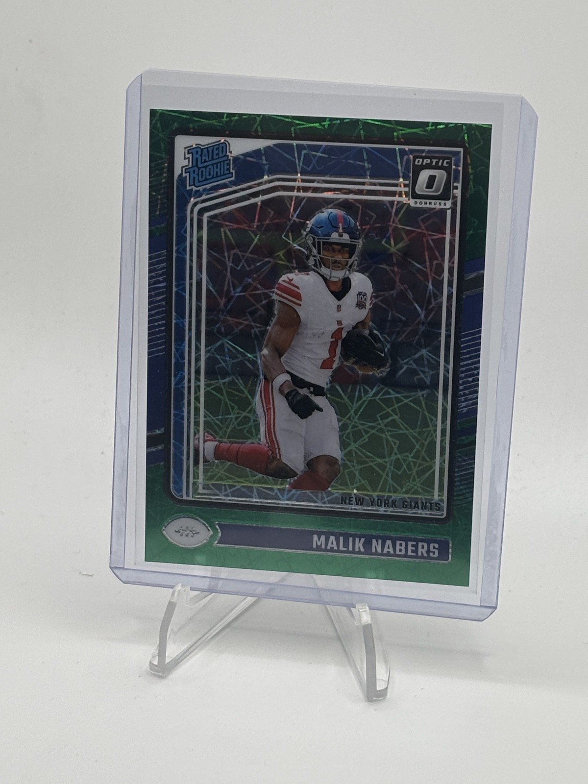 2024 Donruss Optic MALIK NABERS Rated Rookie #271 Green Velocity Prizm RC