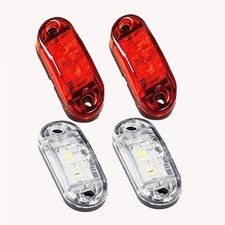 4 PCS 2.5" LED Trailer Truck Clearance Light Side Marker Light, 2.5 Inch Side...