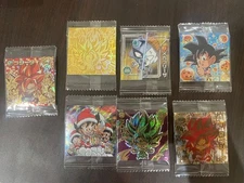 Dragon Ball Wafers Seal 7Pc Set, Secret Seal, Unopened, Collectible,
