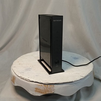 Netgear N300 Wireless N Router Black 300Mbps WiFi 4-Port w/ Power Cord Tested
