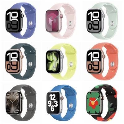 Genuine Apple Watch Sport Band 49mm 46mm 45mm 44mm 42mm 41mm 40mm ALL COLOURS
