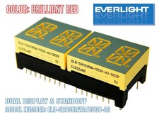 EVERLIGHT DUAL READOUT, ALPHANUMERIC, BRILLIANT-RED LED DISPLAY, S530-A3